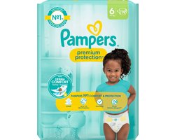 Pampers Luiers Premium Protection Maat 6 Extra Large (13-18 kg), 19 Stuks