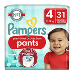 Pampers Premium Protection - Luiers - Size 4 - 9-15kg - 31 Stuks