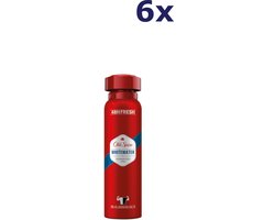 6x Old Spice Deospray 150ml Whitewater