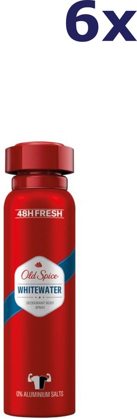 6x Old Spice Deospray 150ml Whitewater