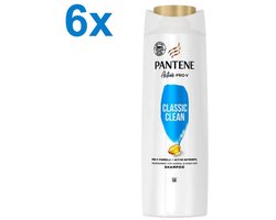 Pantene Classic Clean Shampoo 6x 400 ml - Voordeelverpakking – Dagelijkse Reiniging – Pro-V Formule – Voor Normaal tot Gemengd Haar