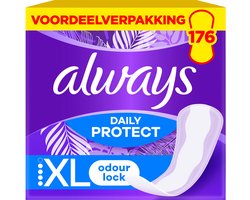 Always Daily Protect Inlegkruisjes Extra Long - OdourBlock Technologie - 8 x 22 Stuks