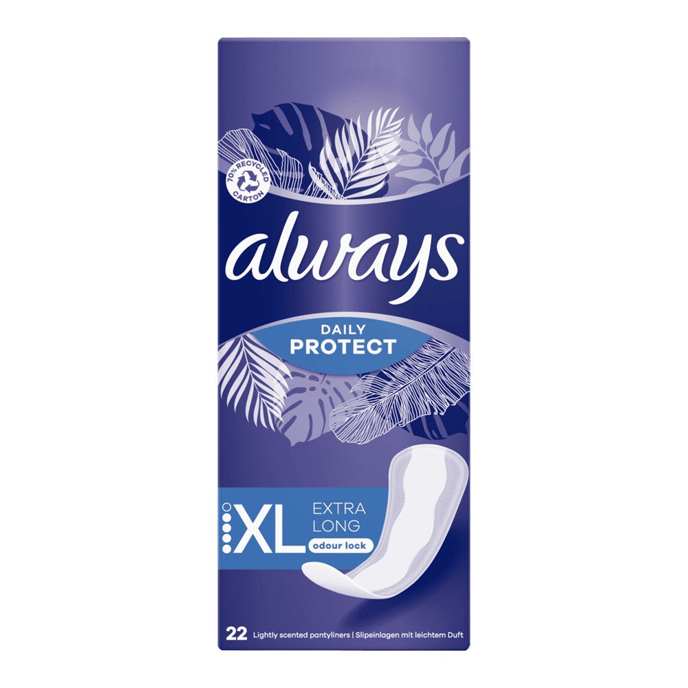 Always - Inlegkruisjes - 4 Extra Long - Daily Protect - XL - 22 Stuks