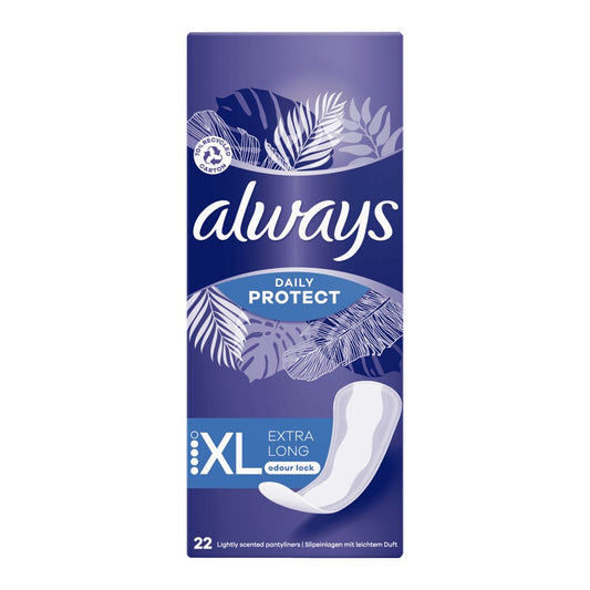 Always - Inlegkruisjes - 4 Extra Long - Daily Protect - XL - 22 Stuks