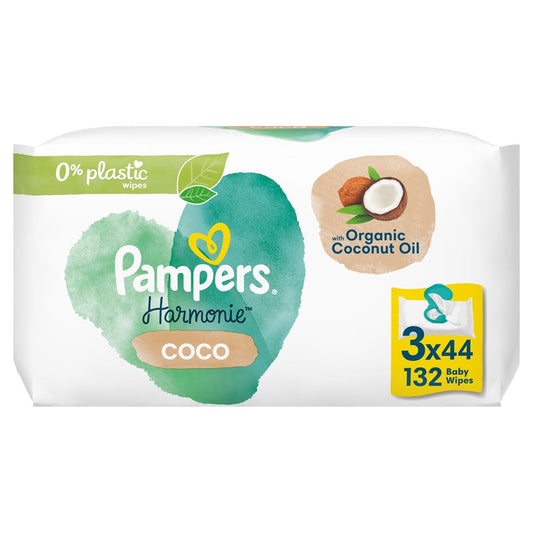Pampers - Babydoekjes - Harmonie - Coco - 3x44 Stuks