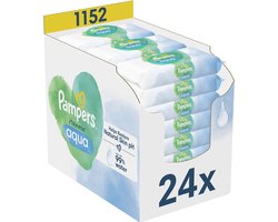 Pampers Harmonie Aqua Babydoekjes 24 Verpakkingen = 1152 Babydoekjes