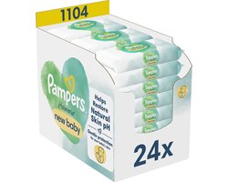 Pampers Harmonie New Baby Doekjes - 24 Verpakkingen = 1104 Babydoekjes