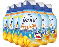 Lenor Fresh Air Zonnestralen - Wasverzachter - 6 x 34 Wasbeurten Voordeelverpakking