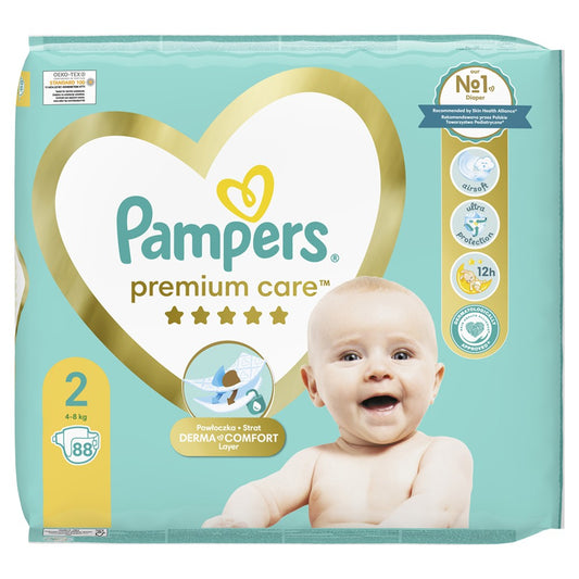 Pampers Premium Care - Luiers - Size 2 - 4-8kg - 88 Stuks