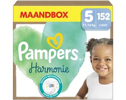 Pampers Harmonie Luiers Maat 5, 152 Luiers, 11kg-16kg