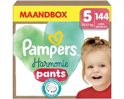 Pampers Harmonie Pants Maat 5, 144 Luierbroekjes, 12kg-17kg