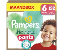 Pampers Harmonie Pants Maat 6, 132 Luierbroekjes, 15kg+