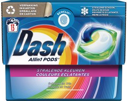 Dash all in 1 pods 4 x 13 stuks stralende kleuren eco clic pack