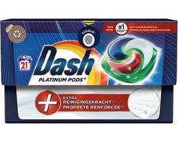 Dash Platinum - Wasmiddel Capsules - Witte en Gekleurde Was - 21 Wasbeurten