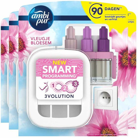 4x Ambi Pur 3volution Starterkit Vleugje Bloesem 20 ml