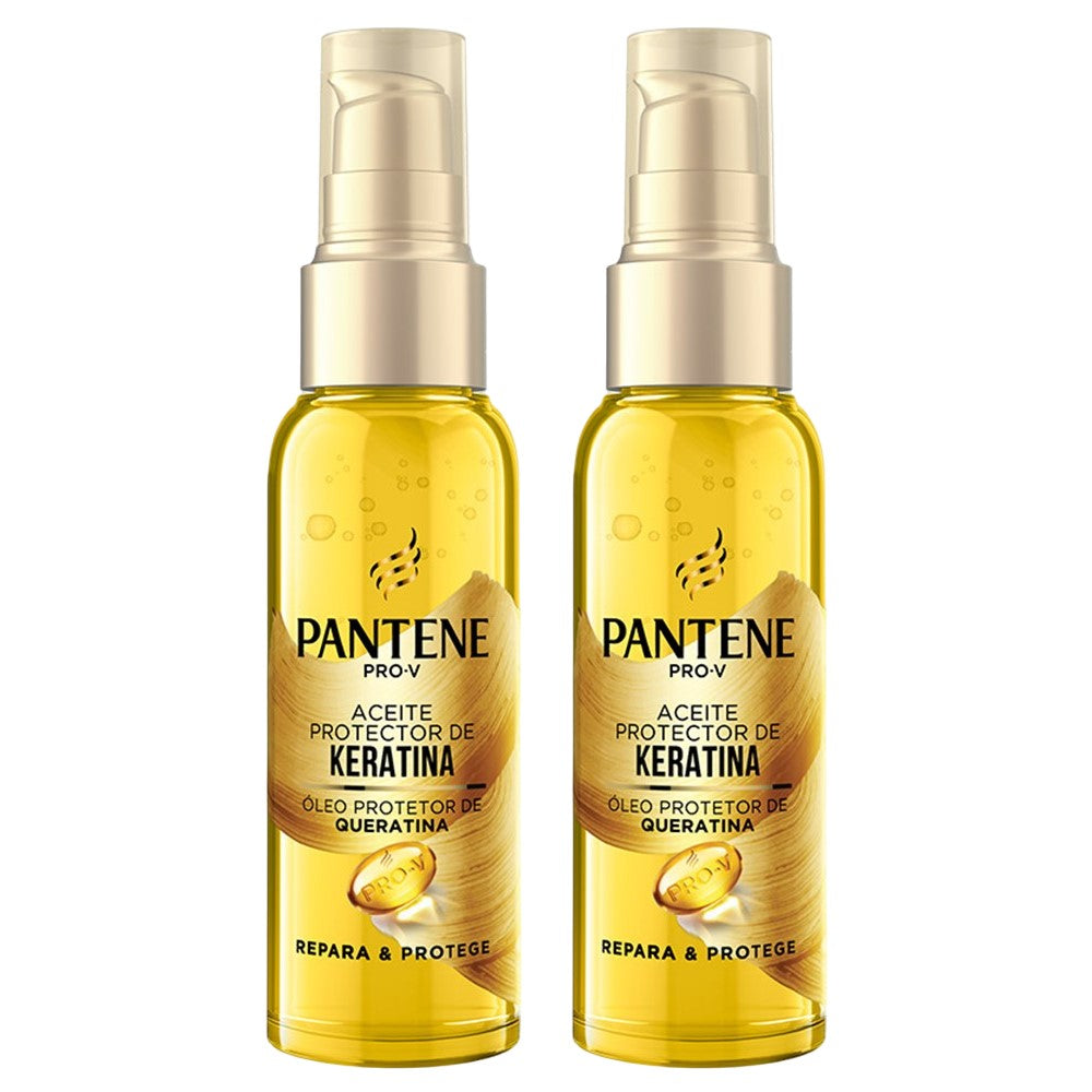 Pantene - Haarolie - Protect Oil - Keratin - 2x100ml