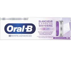 Oral B 3D White Advanced Express Whitening Glossy White 12X75 ML VOORDEELVERPAKKING