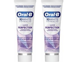 Oral-B 3D White Advanced Tandpasta Luxe Perfection 2 x 75 ml