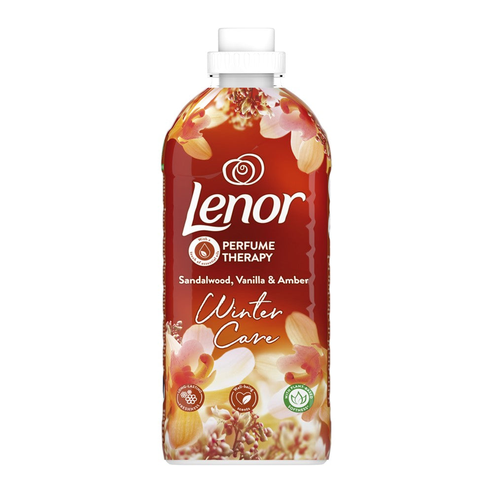 Lenor - Wasverzachter - Vloeibaar - Winter Care - Sandalwood, Vanilla & Amber - 48Wb/1200ml