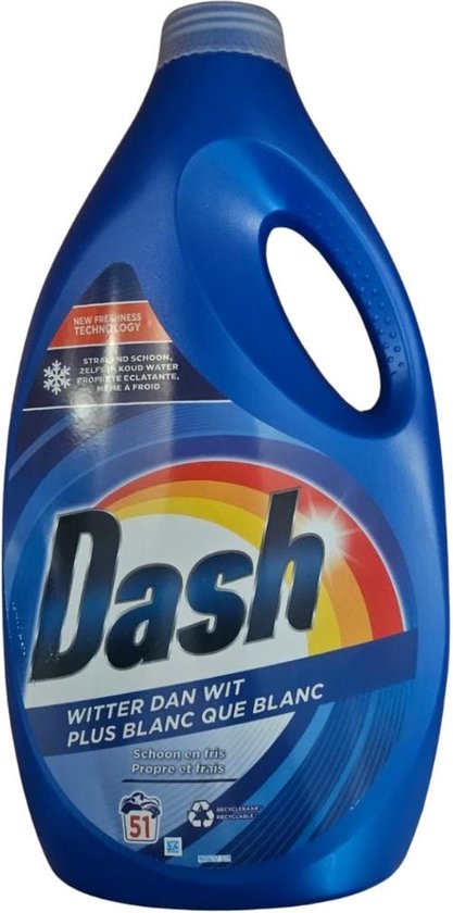 Dash wit Vloeibaar Wasmiddel - 51 wasbeurten - 2295ml
