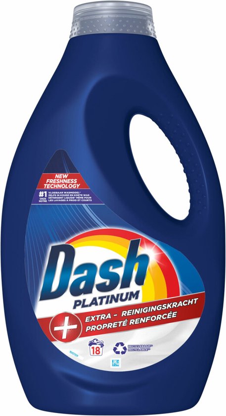 Dash Vloeibaar Wasmiddel Platinum 18 Wasbeurten - 810 ml