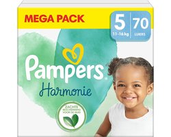 Pampers - Harmonie - Maat 5 - Mega Pack - 70 stuks - 11/16 KG
