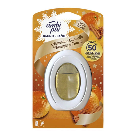Ambi Pur - Luchtverfrisser - Voor De Badkamer - Orange & Cinnamon - 7.5ml