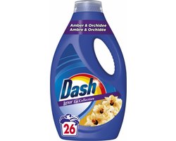 Dash - Lenor Collectie - Vloeibaar Wasmiddel - Witte en Gekleurde Was - Amber & Orchidee - 26 Wasbeurten