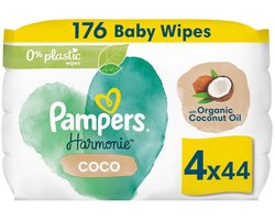 Pampers Babydoekjes Harmonie Coco - 176 Doekjes - 4-PACK (4x44)