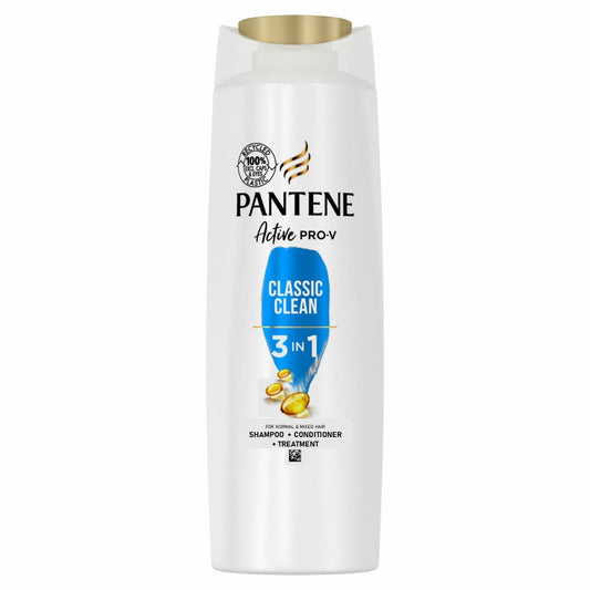 Pantene - Shampoo - 3 in 1 - Classic Clean - 400ml
