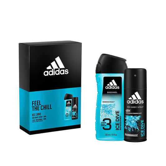 Adidas - Geschenkset - Ice Dive - Deodorant - Showergel - 400ml