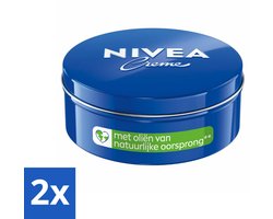 NIVEA - Crèmeblik - Klassieke Crème - Natuurlijke oliën - 400 ml - Voordeelverpakking - 2 stuks