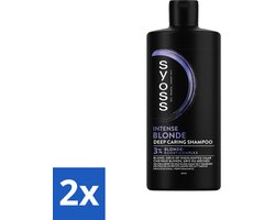 SYOSS - Blonde & Silver - Shampoo - Neutraliseert Geeltonen - 440ml - Voordeelverpakking - 2 stuks