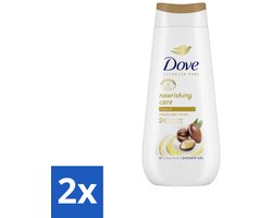 Dove Douchecrème - Nourishing Care - Arganolie - 225 ml - Voordeelverpakking - 2 stuks