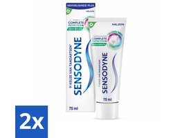 Sensodyne - Tandpasta - Complete Protection + Fresh Breath - Frisse Adem - 75 ml - Voordeelverpakking - 2 stuks