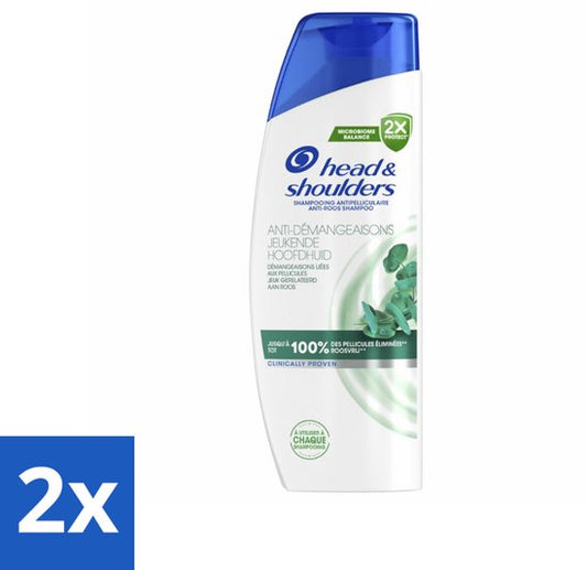 Head & Shoulders - Shampoo - Jeukende Hoofdhuid - 100% Roosvrij - 300 ml - Voordeelverpakking - 2 stuks