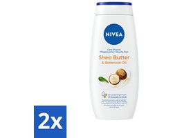 Nivea - Douchegel - Shea Butter & Botanical Oil - 250 ml - Voordeelverpakking - 2 stuks