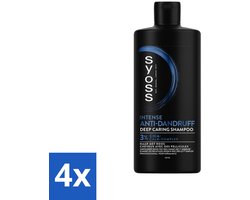 SYOSS - AntiDandruff - Shampoo - Langdurige Styling - 440ml - Voordeelverpakking - 4 stuks