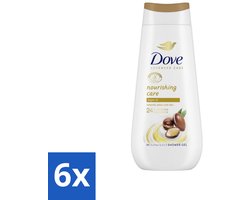 Dove Douchecrème - Nourishing Care - Arganolie - 225 ml - Voordeelverpakking - 6 stuks