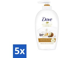 Dove - Handzeep - Pampering Care - Verzachtend - 250 ml - Bulkverpakking - 5 stuks