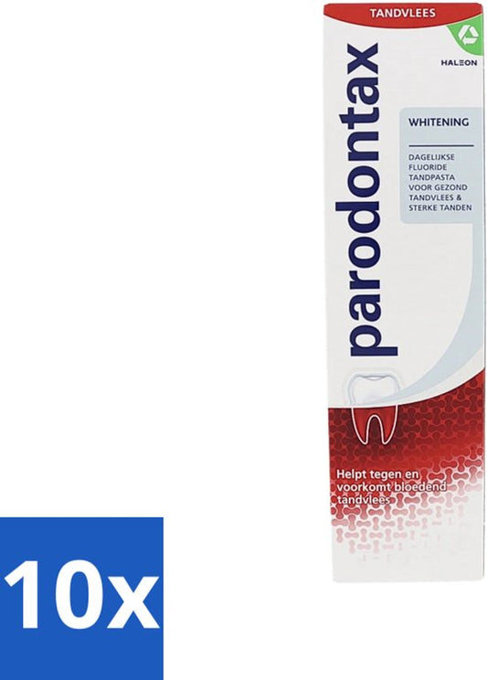 Parodontax - Tandpasta - Whitening - 75ml - Bulkverpakking - 10 stuks