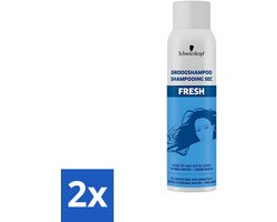 Schwarzkopf - Droogshampoo - Fresh - 150ml - Voordeelverpakking - 2 stuks