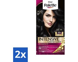 Poly Palette - Haarverf - Zwart 900 - 115ml - Voordeelverpakking - 2 stuks