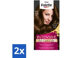 Poly Palette - Haarverf - Truffel Bruin 700 - 115ml - Voordeelverpakking - 2 stuks