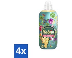 Robijn Collections - Wasverzachter - Paradise Secret - Biologisch Afbreekbaar - 1,25L - 50 Wasbeurten - Voordeelverpakking - 4 stuks