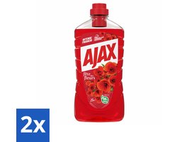 Ajax - Allesreiniger - Fête des Fleurs - Intense Frisheid - Langdurige Geurverspreiding - 1 L - Voordeelverpakking - 2 stuks