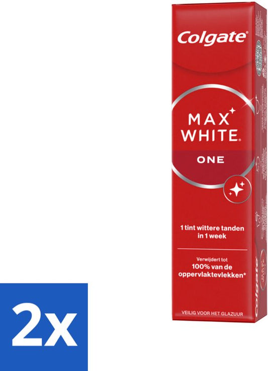 Colgate Tandpasta Max White One 75 ml - Voordeelverpakking - 2 stuks