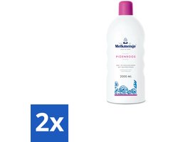 Melkmeisje Bad en Douche Crème Pioenroos 2000 ml - Voordeelverpakking - 2 stuks