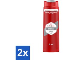 Old Spice - Original - Douchegel 3-in-1 - Reinigt, Verfrist & Verzorgt - 400 ml - Voordeelverpakking - 2 stuks