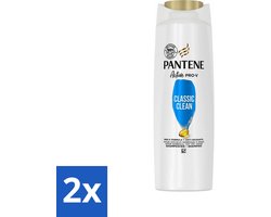 Pantene - Shampoo - Classic Clean - Verfrissende Reiniging - Voor Normaal Haar - 400 ml - Voordeelverpakking - 2 stuks